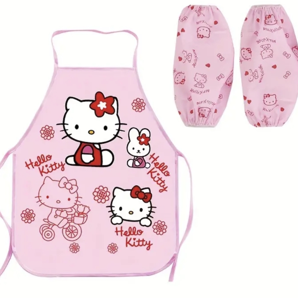 Hello Kitty Apron and Sleeve set